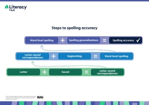 Steps to spelling accuracy infographic Image