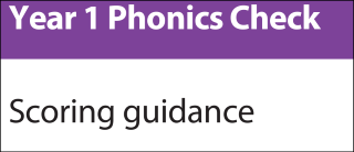 Phonics Check scoring guidance Image