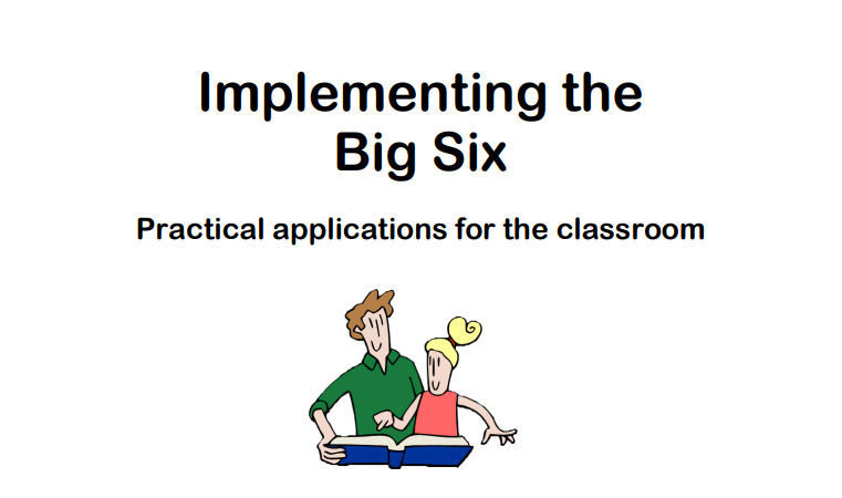 Implementing the Big Six components of reading Image