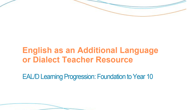 Learning progressions in English for EAL/D students Image