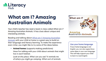 What am I? Amazing Australian Animals (for families)  Image