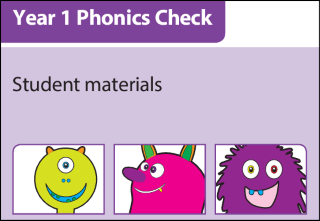 Phonics Check student materials Image