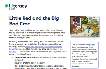 Little Red and the Big Bad Croc (for families) Image